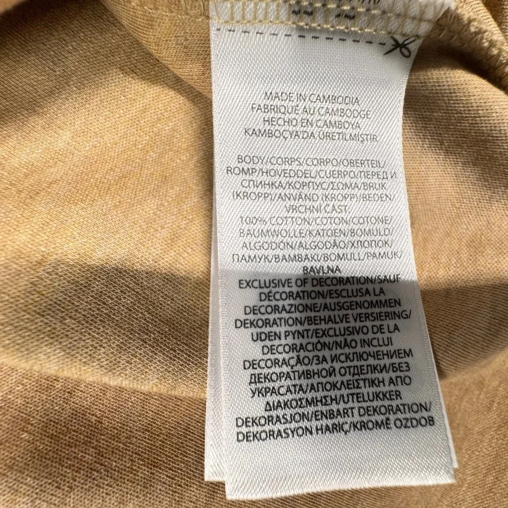 POLO RALPH LAUREN Classic Fit Long Sleeve Polo Shirt Tan Flesh‎ Pony Mens XXL